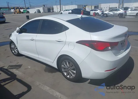 2016 Hyundai Elantra Se из США, поврежденный, VIN 5NPDH4AE4GH758626